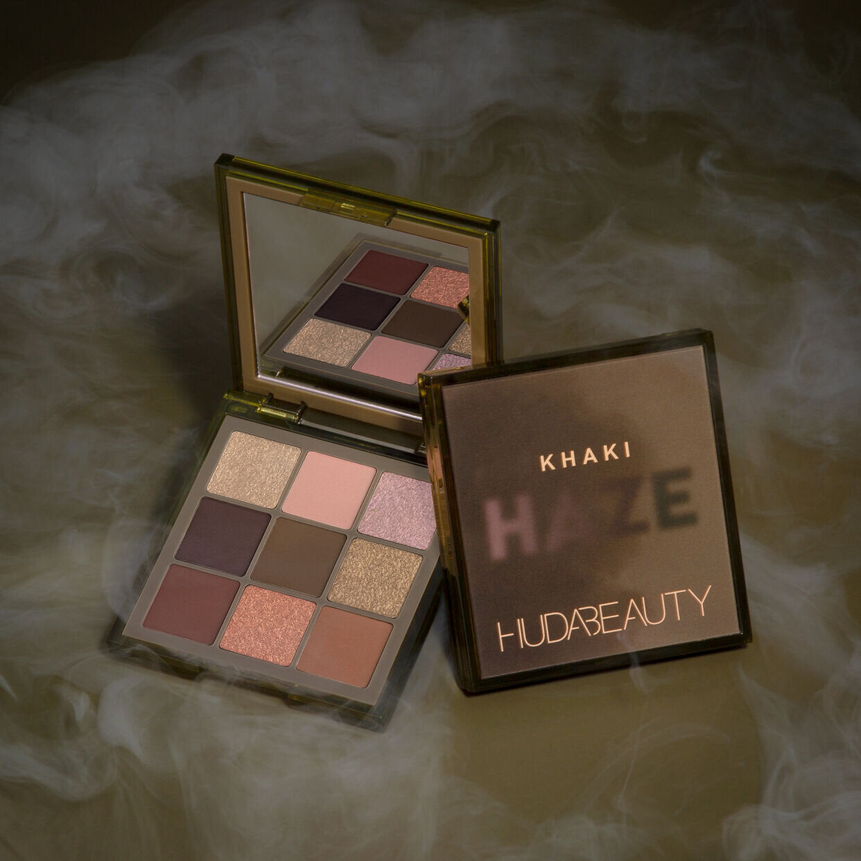 Huda Beauty Haze Khaki Eye Shadow
