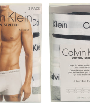 Calvin Klein Men's Low Rise Trunks (Pack of 3) Briefs, Boxers, Shorts - ROOYAS