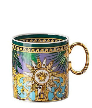 Versace Set of 2 Espresso Cup & Saucer Jungle Animalier