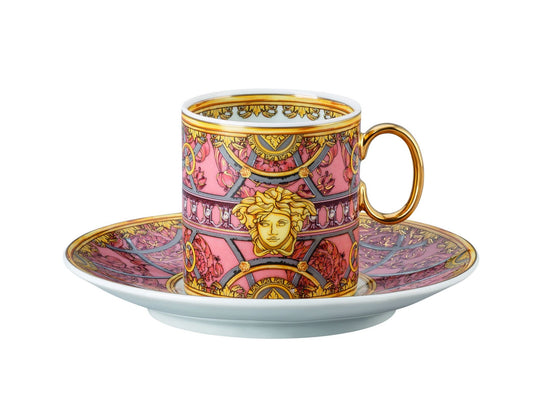 فيرساتشي Home Scala Del Palazzo Rosa Espresso Cup & Saucer