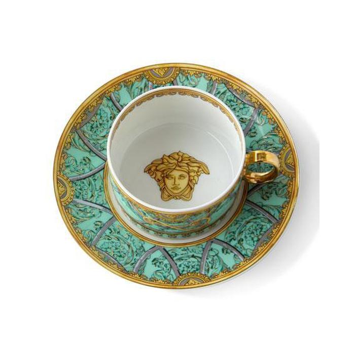 Versace Home Scala Palazzo Verde Tea cup & Saucer